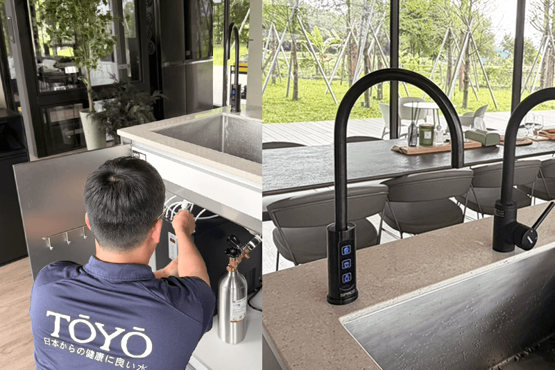 HA House 冬此次特別導入 TOYO SPACO觸控櫥下型氣泡水冰溫熱飲水機X-3 Pro